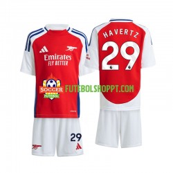 Camisola Júnior Arsenal Havertz 29 Principais Equipamento 2024-2025 Manga Curta