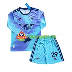 Camisola Júnior Arsenal Havertz 29 Terceiro Equipamento 2024-2025 Manga Comprida