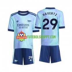 Camisola Júnior Arsenal Havertz 29 Terceiro Equipamento 2024-2025 Manga Curta