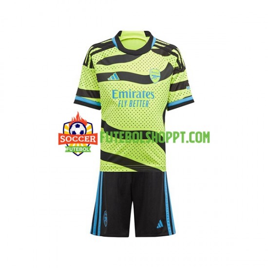 Camisola Júnior Arsenal Alternativa Equipamento 2023-2024 Manga Curta