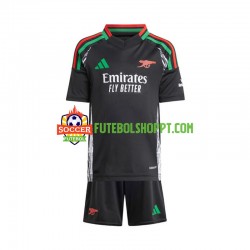 Camisola Júnior Arsenal Alternativa Equipamento 2024-2025 Manga Curta