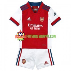 Camisola Júnior Arsenal Principais Equipamento 2021-2022 Manga Curta