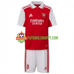 Camisola Júnior Arsenal Principais Equipamento 2022-2023 Manga Curta