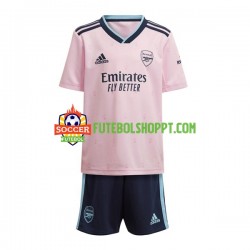 Camisola Júnior Arsenal Terceiro Equipamento 2022-2023 Manga Curta