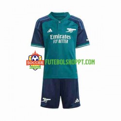 Camisola Júnior Arsenal Terceiro Equipamento 2023-2024 Manga Curta Camisola Júnior Arsenal Terceiro Equipamento 2023-2024 Manga Curta