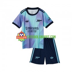 Camisola Júnior Arsenal Terceiro Equipamento 2024-2025 Manga Curta