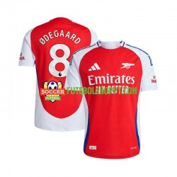 Camisola Homem Arsenal Martin Odegaard 8 Principais Equipamento 2024-2025 Manga Curta