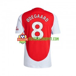Camisola Homem Arsenal Martin Odegaard 8 Principais Equipamento 2024-2025 Manga Curta
