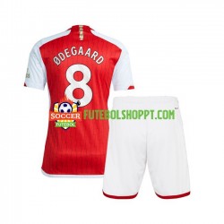 Camisola Júnior Arsenal Martin Odegaard 8 Principais Equipamento 2023-2024 Manga Curta