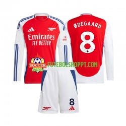 Camisola Júnior Arsenal Martin Odegaard 8 Principais Equipamento 2024-2025 Manga Comprida