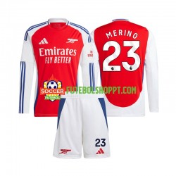 Camisola Júnior Arsenal Mikel Merino 23 Principais Equipamento 2024-2025 Manga Comprida