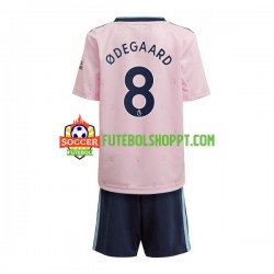 Camisola Júnior Arsenal Odegaard 8 Terceiro Equipamento 2022-2023 Manga Curta