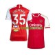Camisola Homem Arsenal Oleksandr Zinchenko 35 Principais Equipamento 2023-2024 Manga Curta