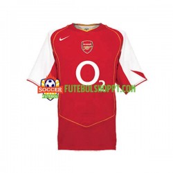 Camisola Homem Arsenal Retro Principais Equipamento 2004 Manga Curta