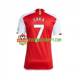 Camisola Homem Arsenal Saka 7 Principais Equipamento 2023-2024 Manga Curta