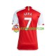 Camisola Homem Arsenal Saka 7 Principais Equipamento 2023-2024 Manga Curta