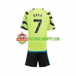Camisola Júnior Arsenal Saka 7 Alternativa Equipamento 2023-2024 Manga Curta