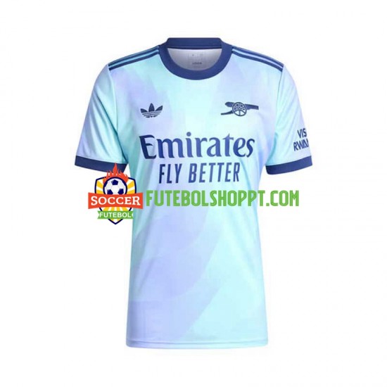 Camisola Homem Arsenal Terceiro Equipamento 2024-2025 Manga Curta