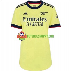Camisola Mulher Arsenal Alternativa Equipamento 2021-2022 Manga Curta