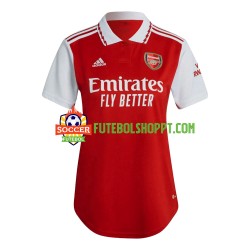 Camisola Mulher Arsenal Principais Equipamento 2022-2023 Manga Curta