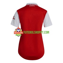 Camisola Mulher Arsenal Principais Equipamento 2022-2023 Manga Curta
