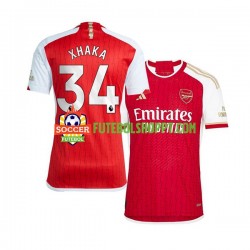 Camisola Homem Arsenal Xhaka 34 Principais Equipamento 2023-2024 Manga Curta