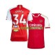 Camisola Homem Arsenal Xhaka 34 Principais Equipamento 2023-2024 Manga Curta