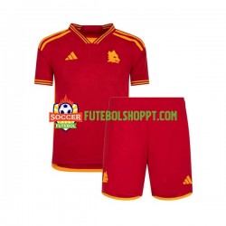 Camisola Júnior AS Roma Principais Equipamento 2023-2024 Manga Curta Camisola Júnior AS Roma Principais Equipamento 2023-2024 Manga Curta