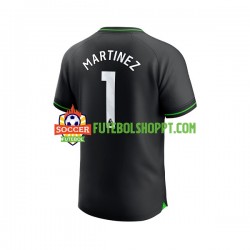 Camisola Homem Aston Villa Emiliano Martinez 1 Guarda-redes Principais Equipamento 2023-2024 Manga Curta