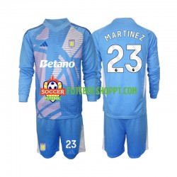 Camisola Júnior Aston Villa Emiliano Martinez 23 Guarda-redes Terceiro Equipamento 2024-2025 Manga Comprida