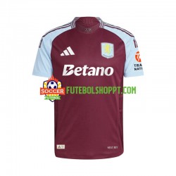 Camisola Homem Aston Villa Principais Equipamento 2024-2025 Manga Curta