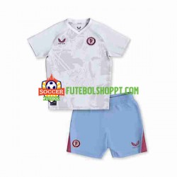 Camisola Júnior Aston Villa Alternativa Equipamento 2023-2024 Manga Curta