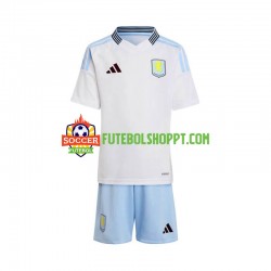 Camisola Júnior Aston Villa Alternativa Equipamento 2024-2025 Manga Curta