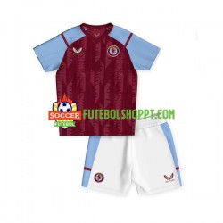 Camisola Júnior Aston Villa Principais Equipamento 2023-2024 Manga Curta