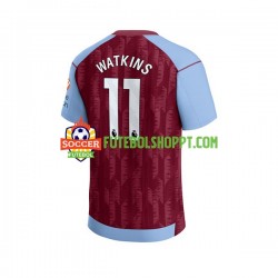 Camisola Homem Aston Villa Ollie Watkins 11 Principais Equipamento 2023-2024 Manga Curta