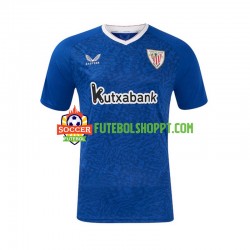 Camisola Homem Athletic Bilbao Alternativa Equipamento 2024-2025 Manga Curta