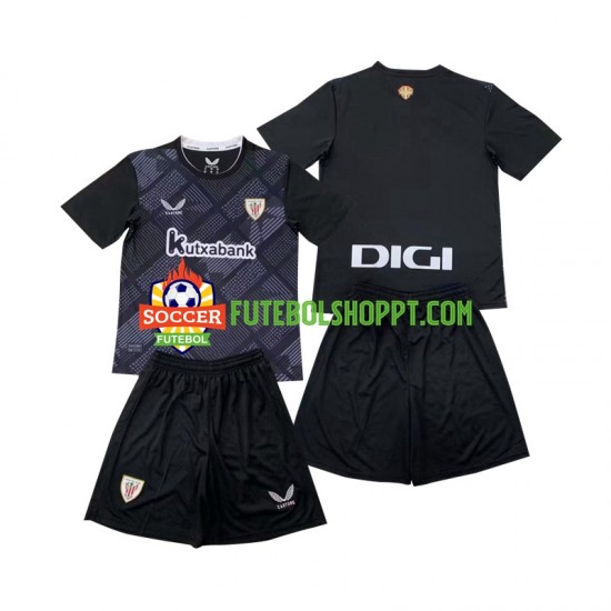 Camisola Júnior Athletic Bilbao Guarda-redes Principais Equipamento 2024-2025 Manga Curta