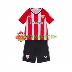 Camisola Júnior Athletic Bilbao Principais Equipamento 2023-2024 Manga Curta