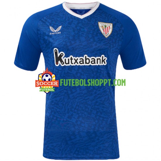 Camisola Homem Athletic Bilbao Williams JR 10 Alternativa Equipamento 2024-2025 Manga Curta