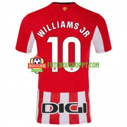 Camisola Homem Athletic Bilbao Williams JR 10 Principais Equipamento 2024-2025 Manga Curta