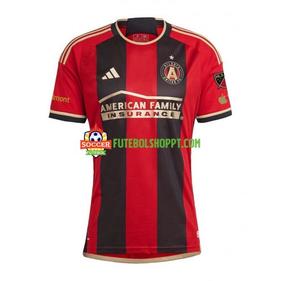 Camisola Homem Atlanta United Principais Equipamento 2023-2024 Manga Curta