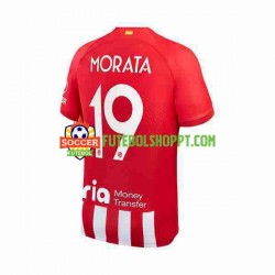 Camisola Homem Atlético Madrid 2 Alvaro Morata 19 Principais Equipamento 2023-2024 Manga Curta Camisola Homem Atlético Madrid 2 Alvaro Morata 19 Principais Equipamento 2023-2024 Manga Curta