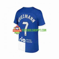 Camisola Homem Atlético Madrid 2 Antoine Griezmann 7 Alternativa Equipamento 2023-2024 Manga Curta