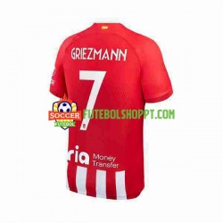 Camisola Homem Atlético Madrid 2 Antoine Griezmann 7 Principais Equipamento 2023-2024 Manga Curta