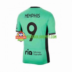 Camisola Homem Atlético Madrid 2 Memphis Depay 9 Terceiro Equipamento 2023-2024 Manga Curta