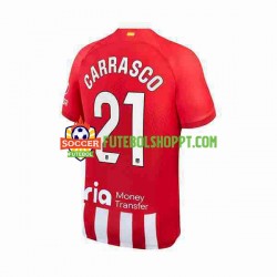 Camisola Homem Atlético Madrid 2 Yannick Carrasco 21 Principais Equipamento 2023-2024 Manga Curta