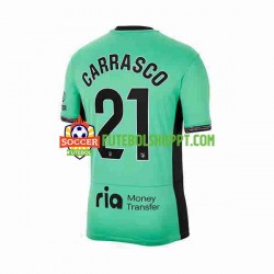 Camisola Homem Atlético Madrid 2 Yannick Carrasco 21 Terceiro Equipamento 2023-2024 Manga Curta