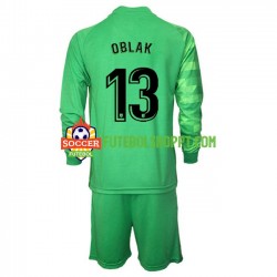 Camisola Júnior Atlético Madrid Jan Oblak 13 Guarda-redes Terceiro Equipamento 2021-2022 Manga Comprida