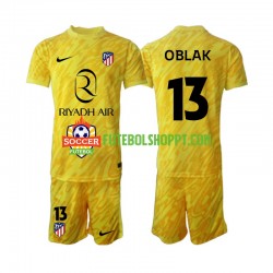 Camisola Júnior Atlético Madrid Jan Oblak 13 Guarda-redes Terceiro Equipamento 2024-2025 Manga Curta