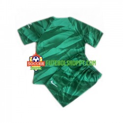 Camisola Júnior Atlético Madrid Guarda-redes Alternativa Equipamento 2023-2024 Manga Curta